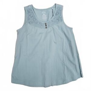 NEW OLD RANCH women's trinity tank top in tourmaline